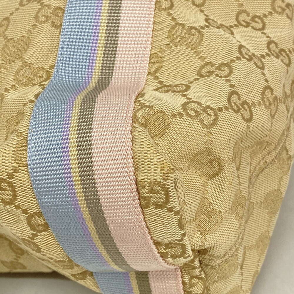Gucci GG Canvas Tote Bag 189669, Canvas, Beige, Multicolor, Women's - Picture 6 of 10